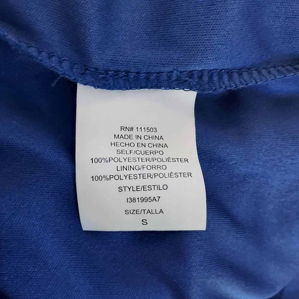 As U Wish Royal Blue Shift Dress Size Small - Picture 12 of 13